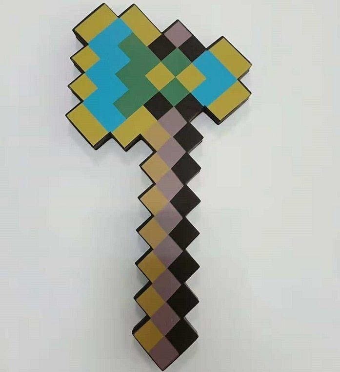 Minecraft Espada Picareta Diamante Original EVA